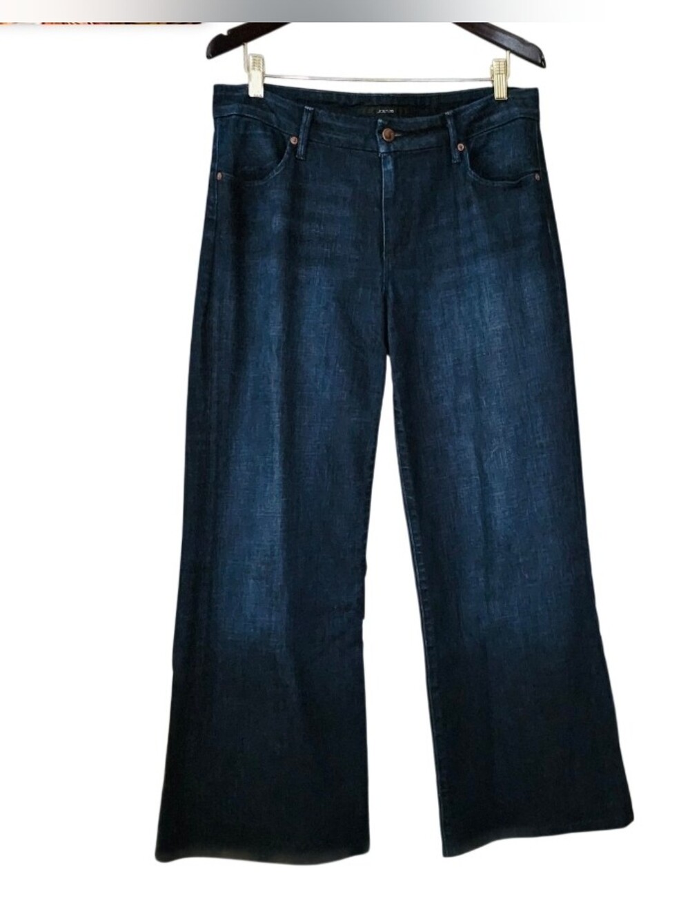 Joe's Jeans Dark Blue Wide-Leg Flare Jeans